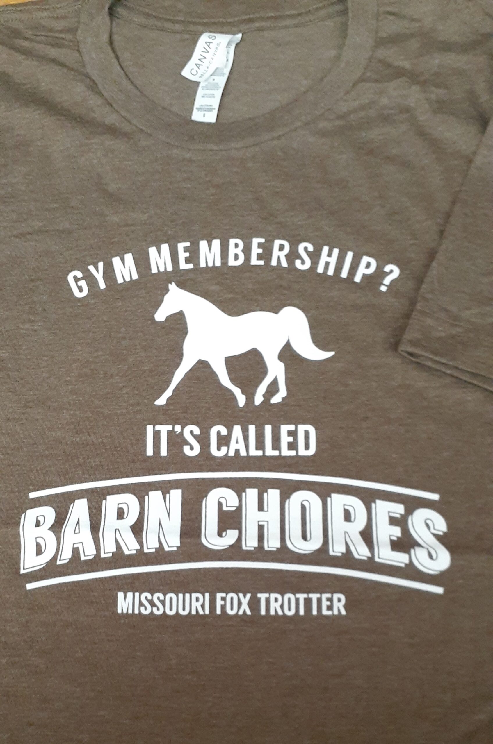 Gym Membership "It's Called Barn Chores"