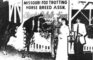 Prince Charger, a chestnut stallion owned and shown by Don Freemen of Mansfield, Missouri, is the 1984 World Grand Champion Model Horse