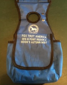 This year's Fox Trot America Regional Winners received a custom embroidered horn bag.